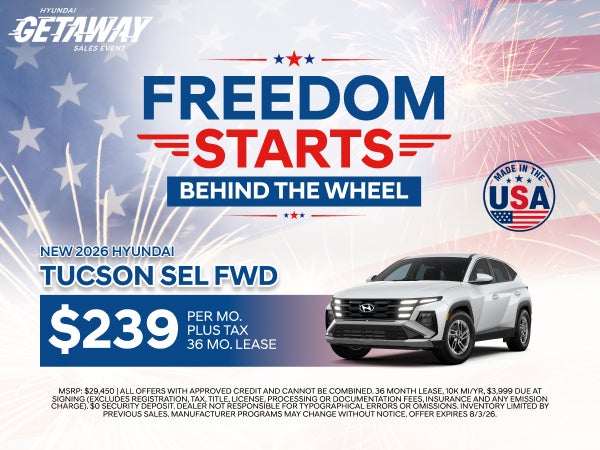New 2026 Hyundai Tucson SEL FWD